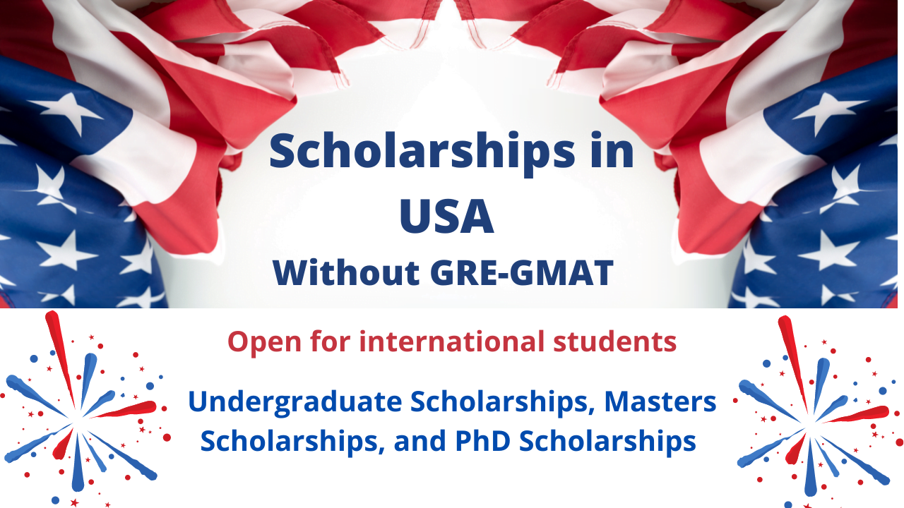 Scholarships in USA Without GRE