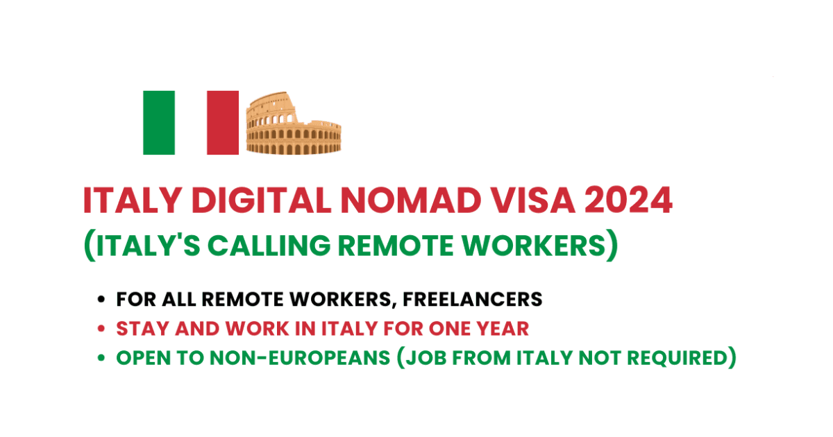 Italy Digital Nomad Visa